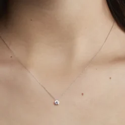 Collier Nazha Or Blanc Oxyde De Zirconium