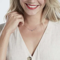 Collier Neoma Argent Oxyde De Zirconium