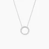 Collier Nevada Argent Blanc Oxyde De Zirconium