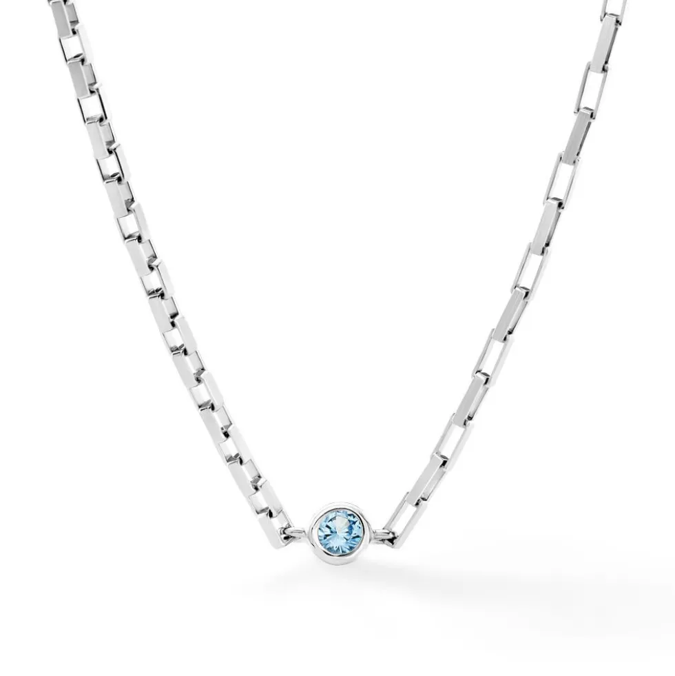 Collier Nexus Argent Blanc Oxyde De Zirconium