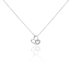 Collier Niagale Or Blanc Diamant
