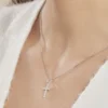 Collier Norine Argent Blanc Oxyde De Zirconium