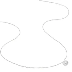 Collier Nour-imen Or Blanc Diamant