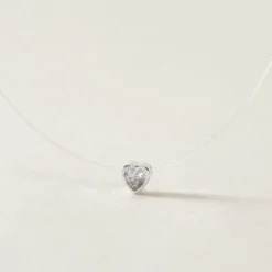Collier Nylon Argent Blanc Oxyde