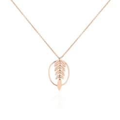 Collier Odelyne Argent Rose