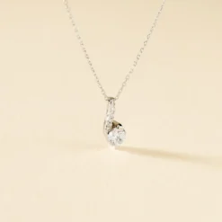 Collier Olly Or Blanc Oxyde De Zirconium