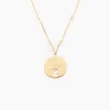 Collier Omelia Message Or Jaune