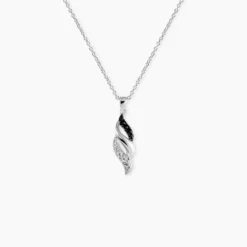 Collier Ophelia Argent Blanc Oxyde De Zirconium