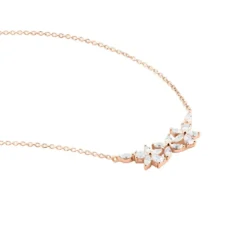 Collier Oralie Argent Rose Oxyde De Zirconium