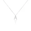 Collier Oran Or Blanc Diamant