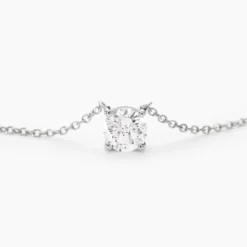 Collier Or Blanc One Diamant