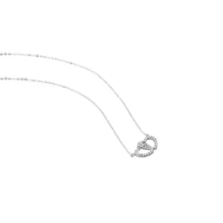 Collier Or Blanc Raoula Oxydes De Zirconium