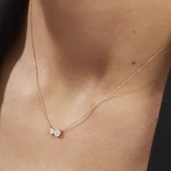 Collier Or Jaune Abijah Diamants