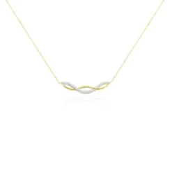 Collier Or Jaune Abisai Diamants
