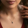 Collier Or Jaune Angelika Saphir