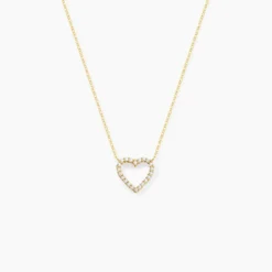 Collier Or Jaune Ansel Oxyde De Zirconium