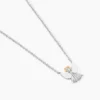 Collier Or Jaune Argent Blanc
