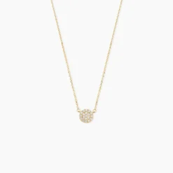 Collier Or Jaune Burak Oxyde De Zirconium