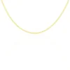 Collier Or Jaune Capucin Maille Marine