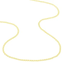 Collier Or Jaune Capucin Maille Marine