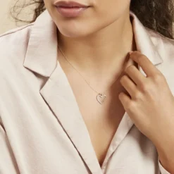 Collier Or Jaune Chantelle Oxydes De Zirconium