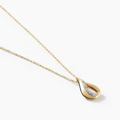 Collier Or Jaune Diamants Goccie