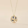 Collier Or Jaune Elsebein Saphirs