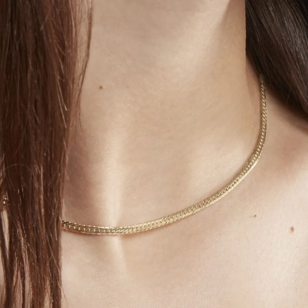 Collier Or Jaune Izel Maille Anglaise