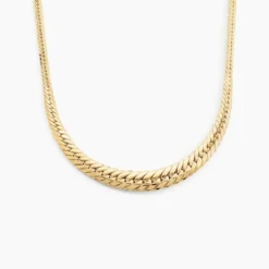 Collier Or Jaune Izel Maille Anglaise