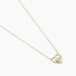 Collier Or Jaune Lenaick Oxyde De Zirconium