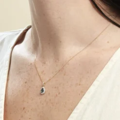 Collier Or Jaune Leroy Topaze