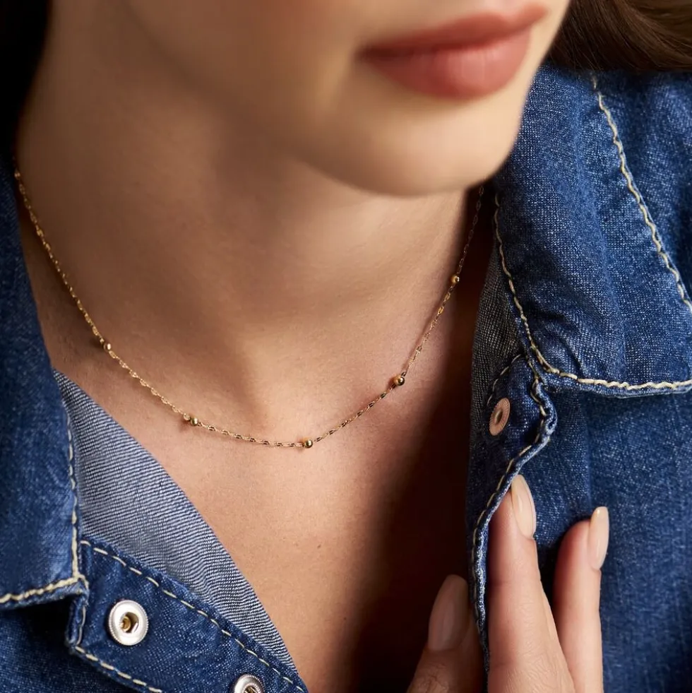 Collier Or Jaune Mettelde