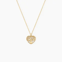 Collier Or Jaune Shantelle Oxyde De Zirconium