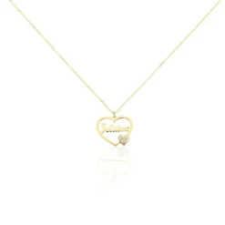 Collier Or Jaune Veridiane Oxyde