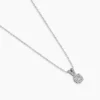 Collier Orphee Or Blanc Diamant