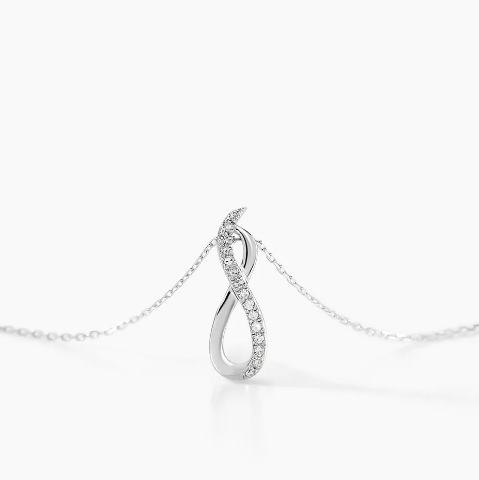 Collier Osanna Or Blanc Diamants