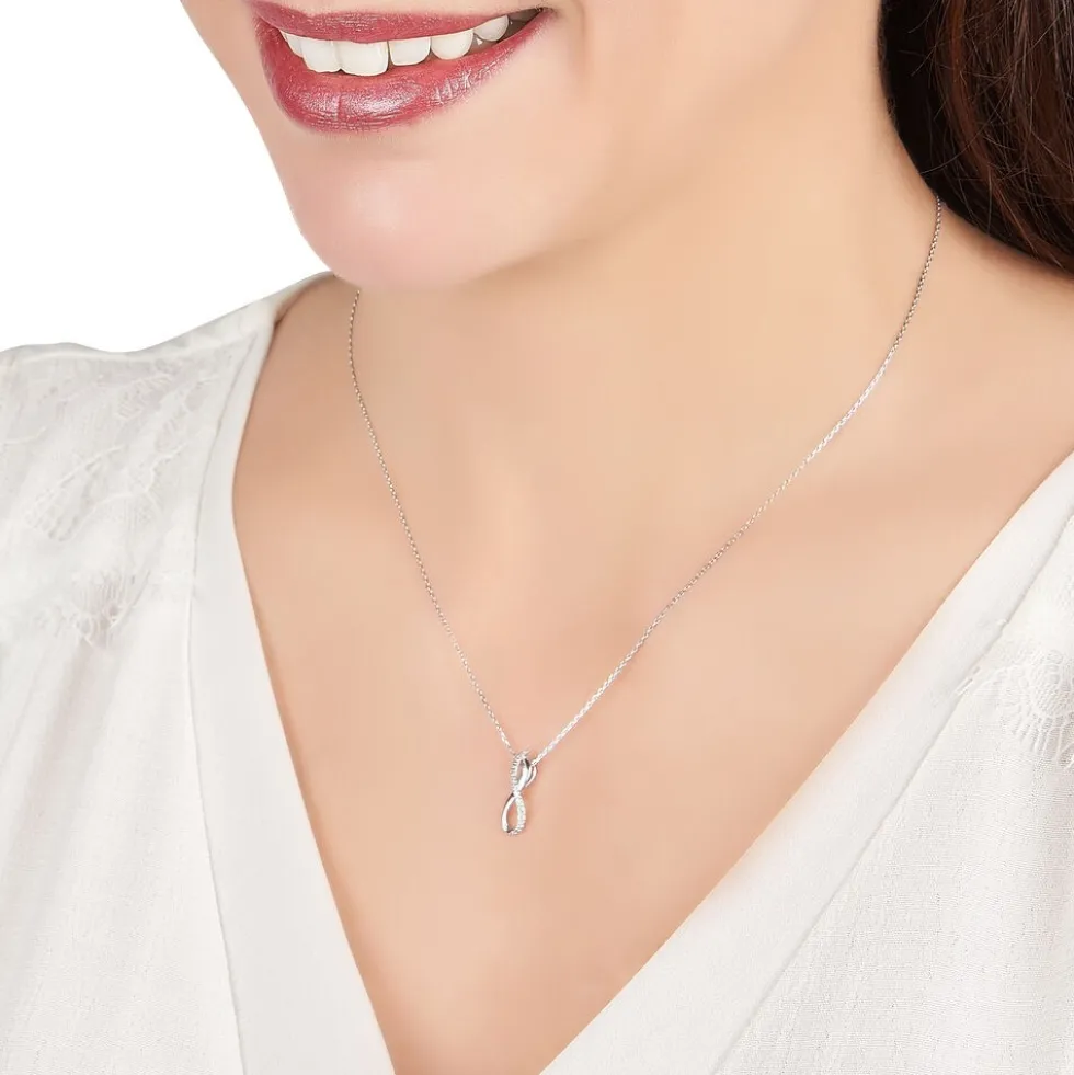 Collier Osanna Or Blanc Diamants