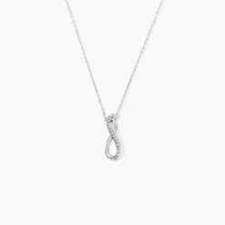 Collier Osanna Or Blanc Diamants