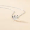 Collier Oskari Argent Blanc Oxyde De Zirconium