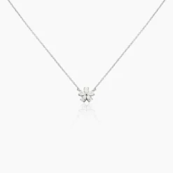 Collier Oskari Argent Blanc Oxyde De Zirconium