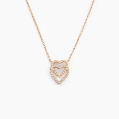 Collier Ottavia Argent Rose Oxyde De Zirconium