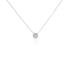 Collier Ottilie Argent Blanc Oxyde De Zirconium