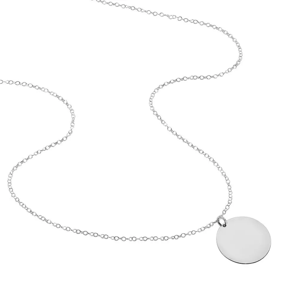 Collier Paula Argent Blanc