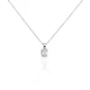 Collier Paulienne Argent Blanc Oxyde De Zirconium