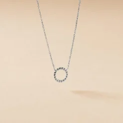 Collier Peytone Argent Blanc