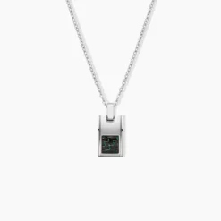 Collier Phebus Him Acier Argenté