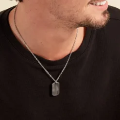 Collier Phebus Him Acier Blanc