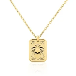 Collier Phebus Him Acier Jaune