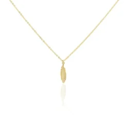 Collier Plaque Or Kai
