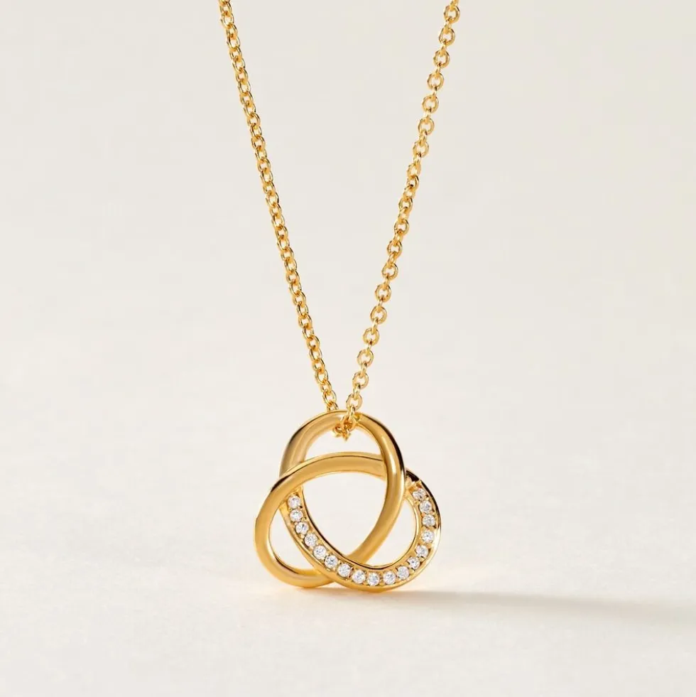 Collier Plaqué Or Henia Oxydes De Zirconium